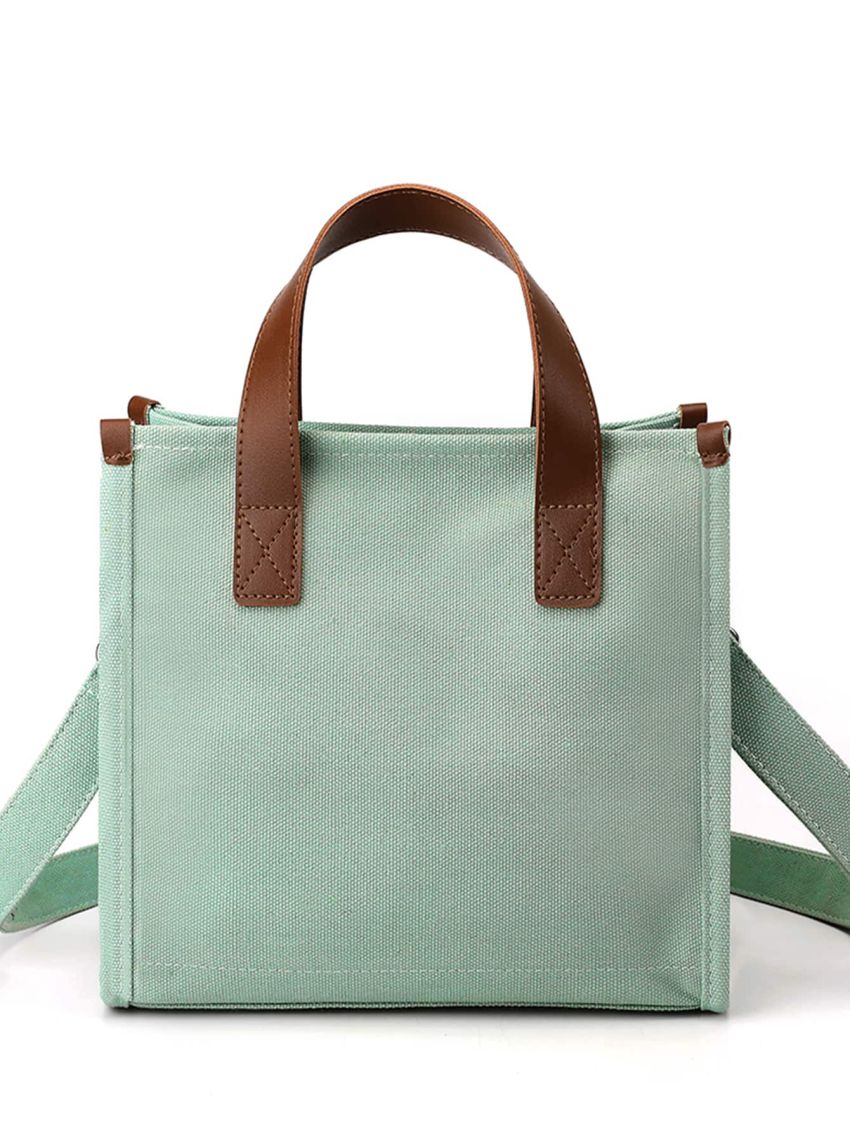 Leaf Graphic Square Bag