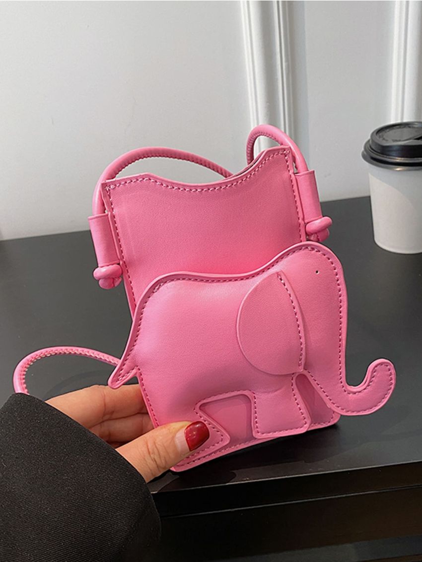 Mini Elephant Design Phone Wallet