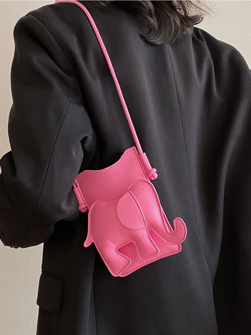 Mini Elephant Design Phone Wallet