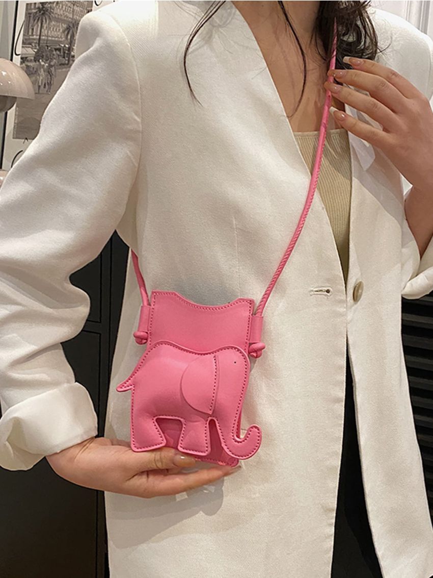 Mini Elephant Design Phone Wallet