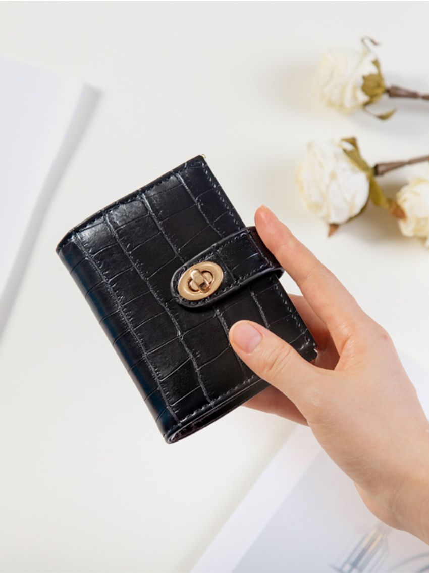 Crocodile Embossed Card Holder