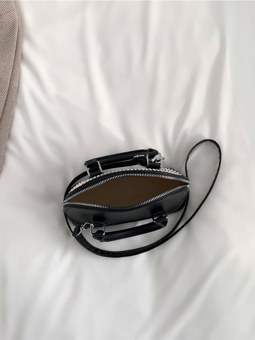 Studded Decor Dome Bag