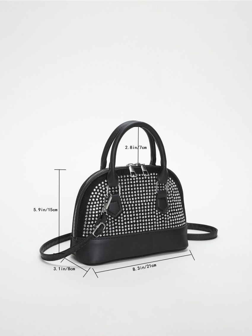 Studded Decor Dome Bag