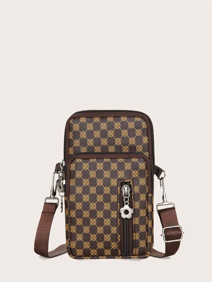 Geometric Pattern Phone Wallet