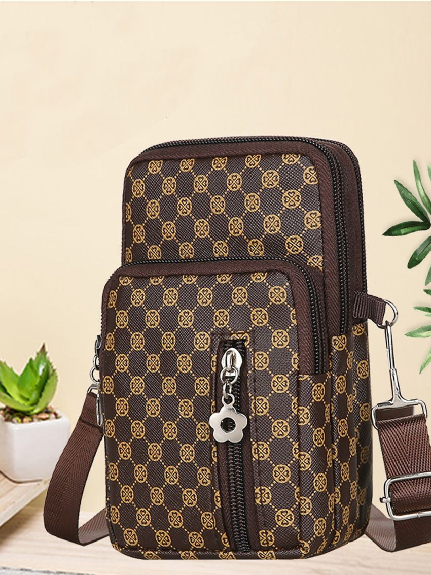 Geometric Pattern Phone Wallet