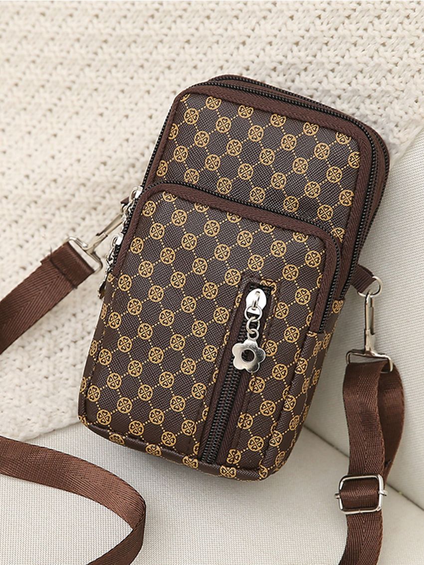 Geometric Pattern Phone Wallet