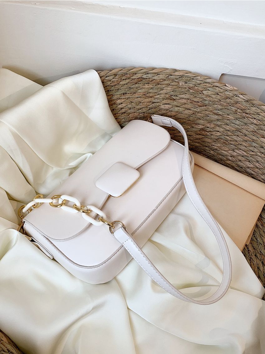 Minimalist Flap Square Bag