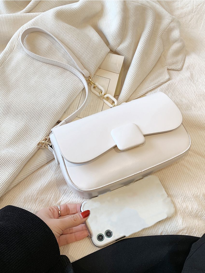 Minimalist Flap Square Bag