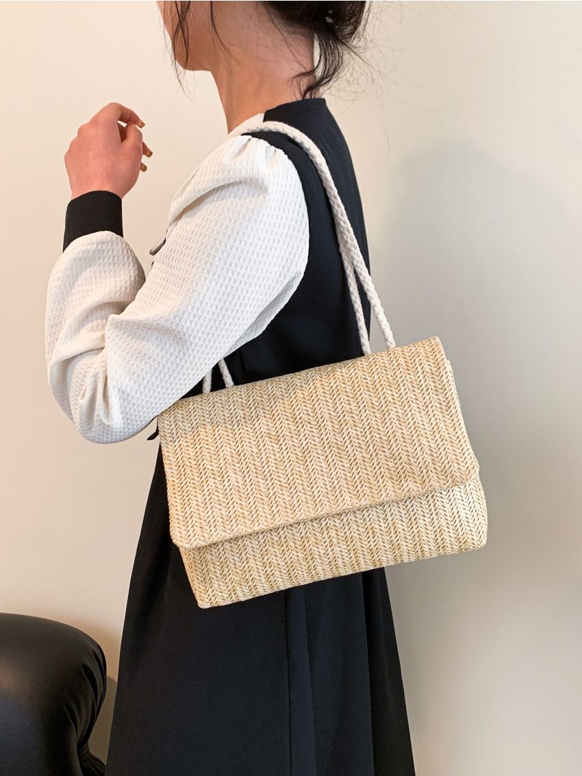 Flap Straw Bag Vacation