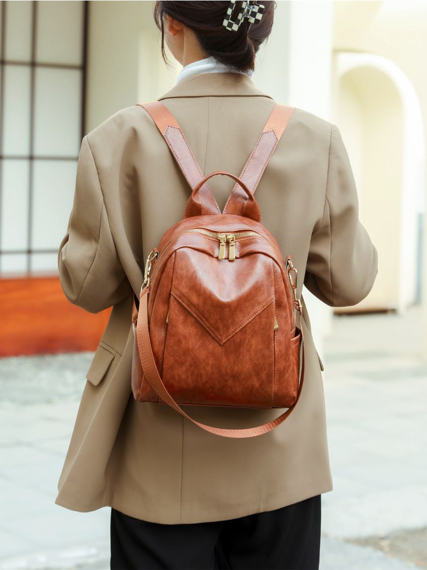 Minimalist Textured Classic Backpack