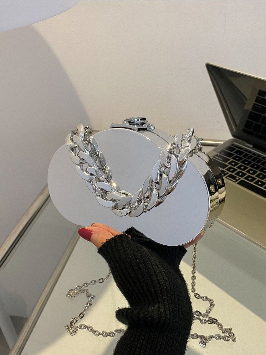 Mini Chain Decor Box Bag