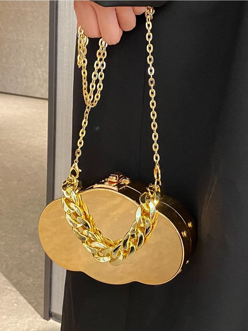 Mini Chain Decor Box Bag