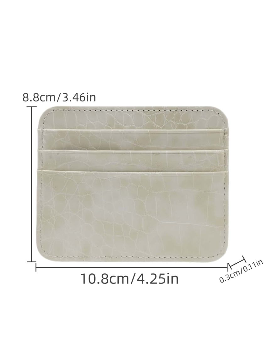 Crocodile Embossed Card Holder