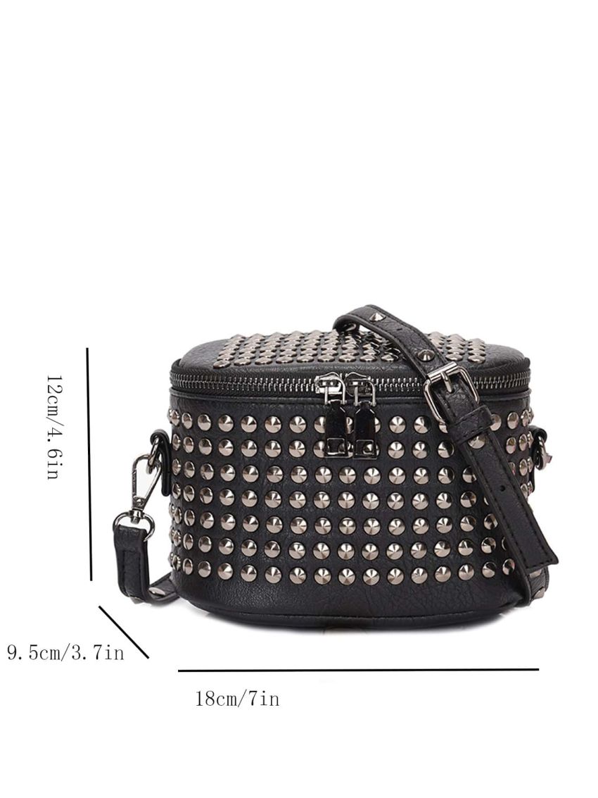 Mini Studded Decor Bucket Bag