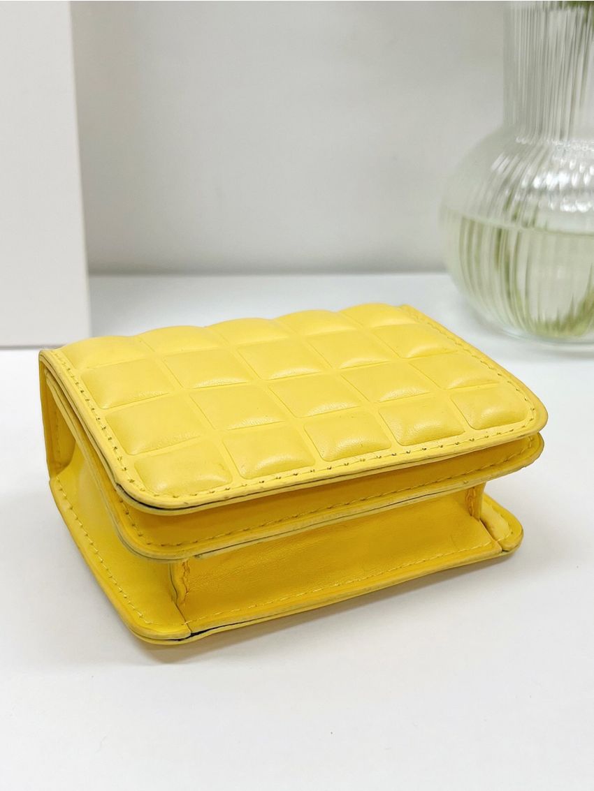 Mini Faux Pearl Decor Square Bag