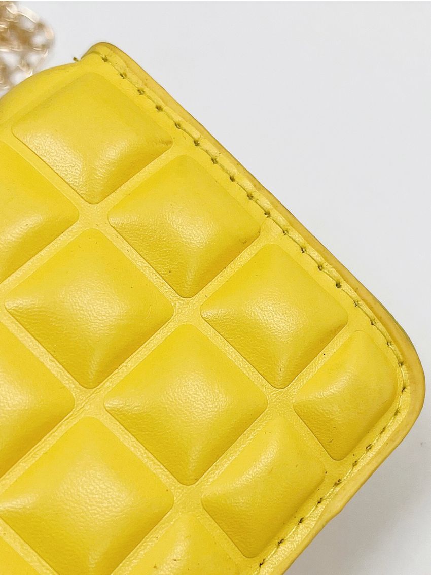 Mini Faux Pearl Decor Square Bag