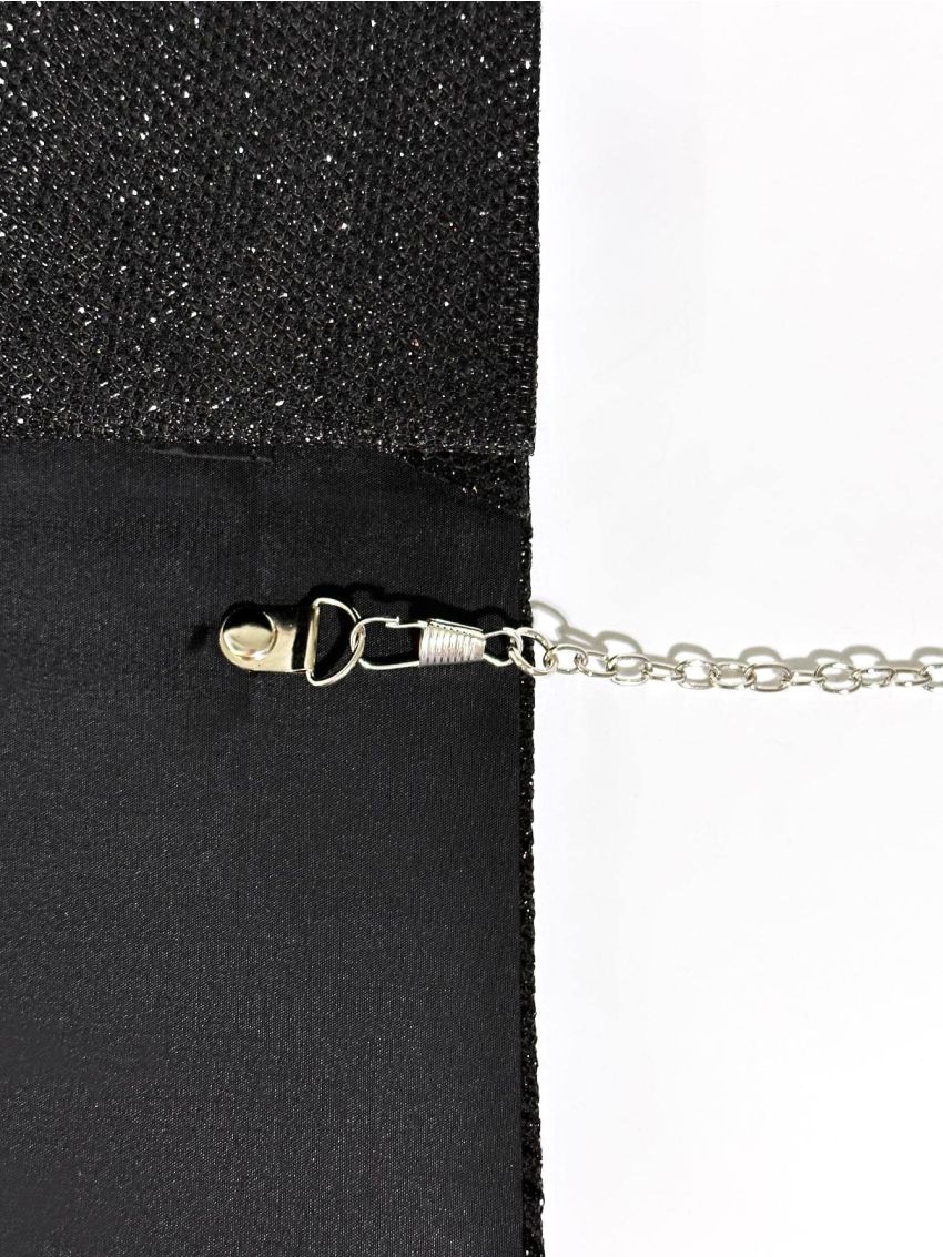 Mini Glitter Flap Chain Square Bag