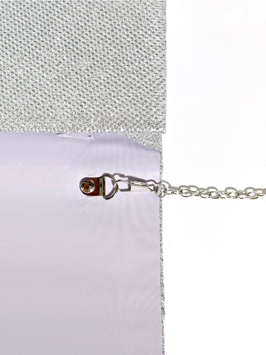 Mini Glitter Flap Chain Square Bag