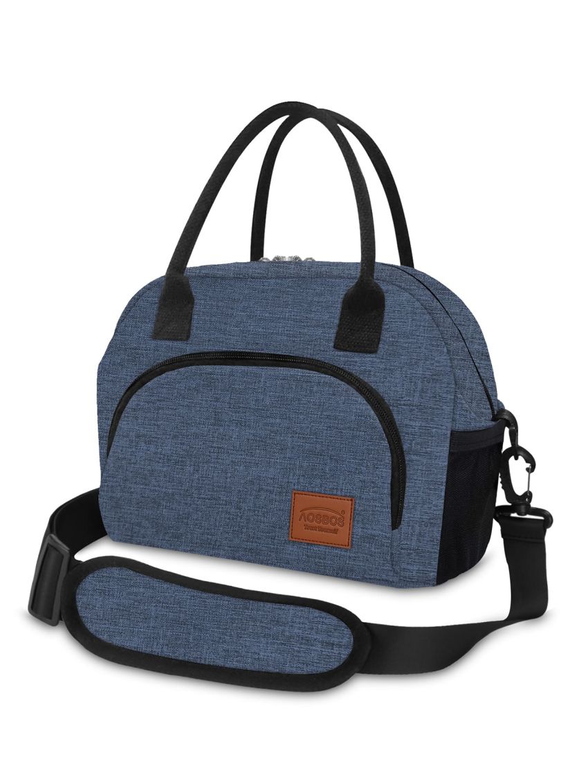 Lunch Bag Fashion Canvas Portable Cooler Thermal Insulated Food Bag Picnic Lunch Box Bag