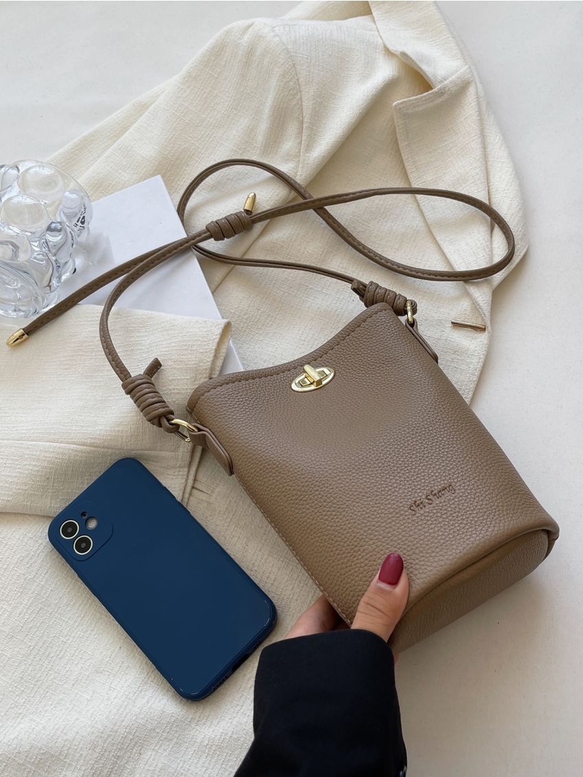 Mini Twist Lock Bucket Bag