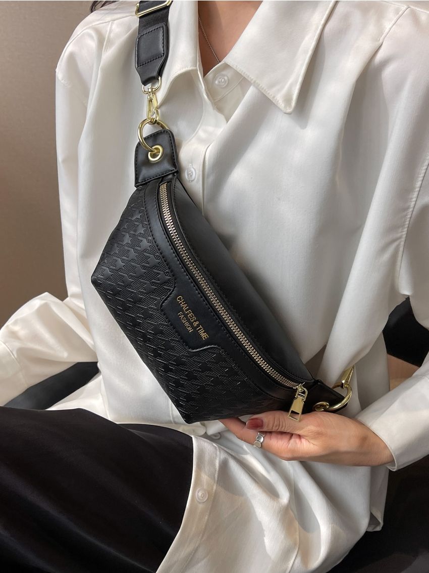 Letter Graphic Fanny Pack