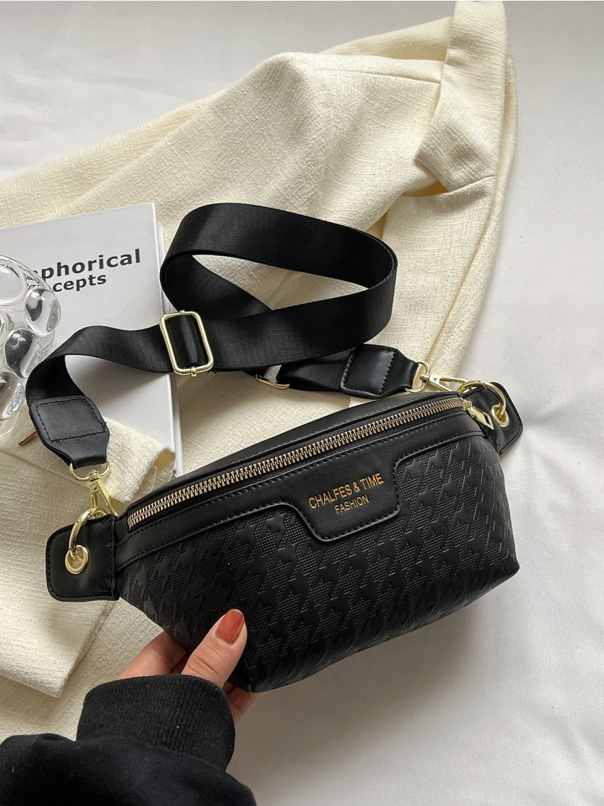 Letter Graphic Fanny Pack