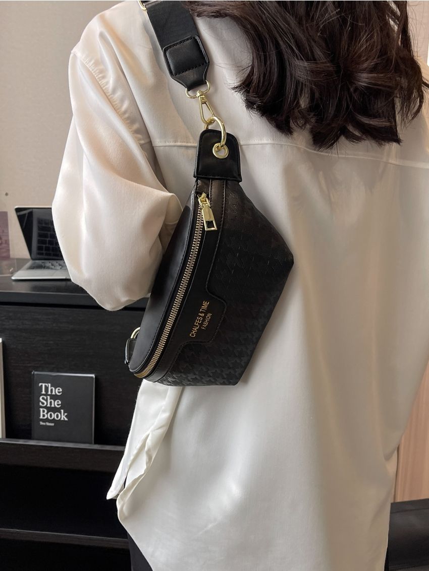 Letter Graphic Fanny Pack