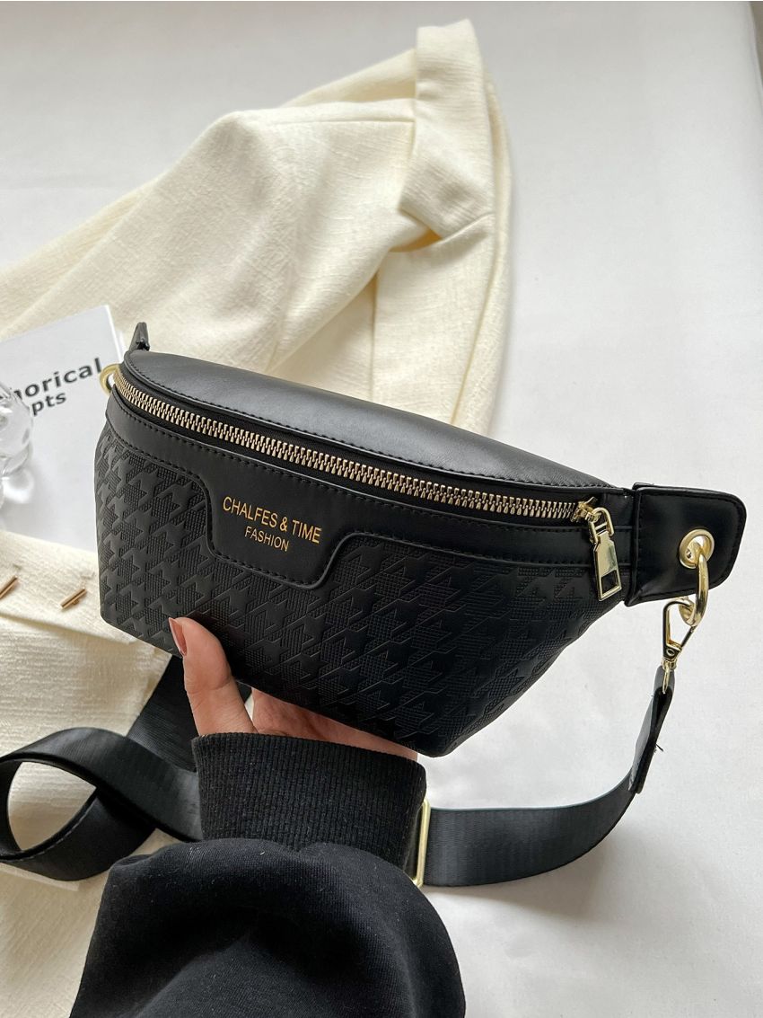 Letter Graphic Fanny Pack