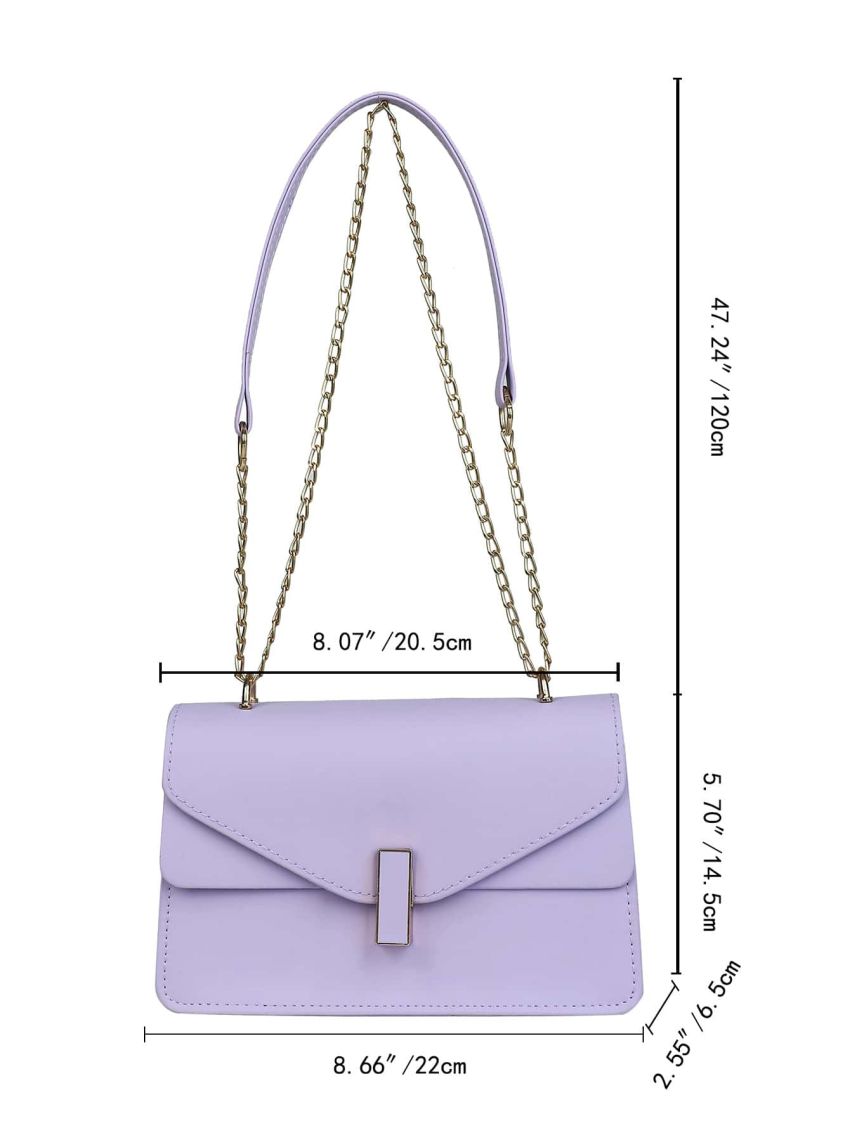 Minimalist Flap Square Bag