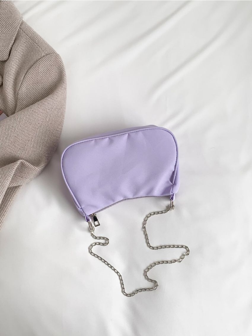 Casual Cross-body Single Shoulder Bag Baguette Bag Simple Chain Bag Mini Bag Women's Bag