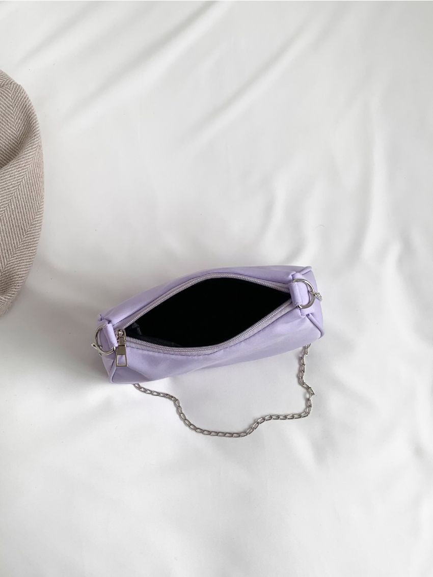 Casual Cross-body Single Shoulder Bag Baguette Bag Simple Chain Bag Mini Bag Women's Bag