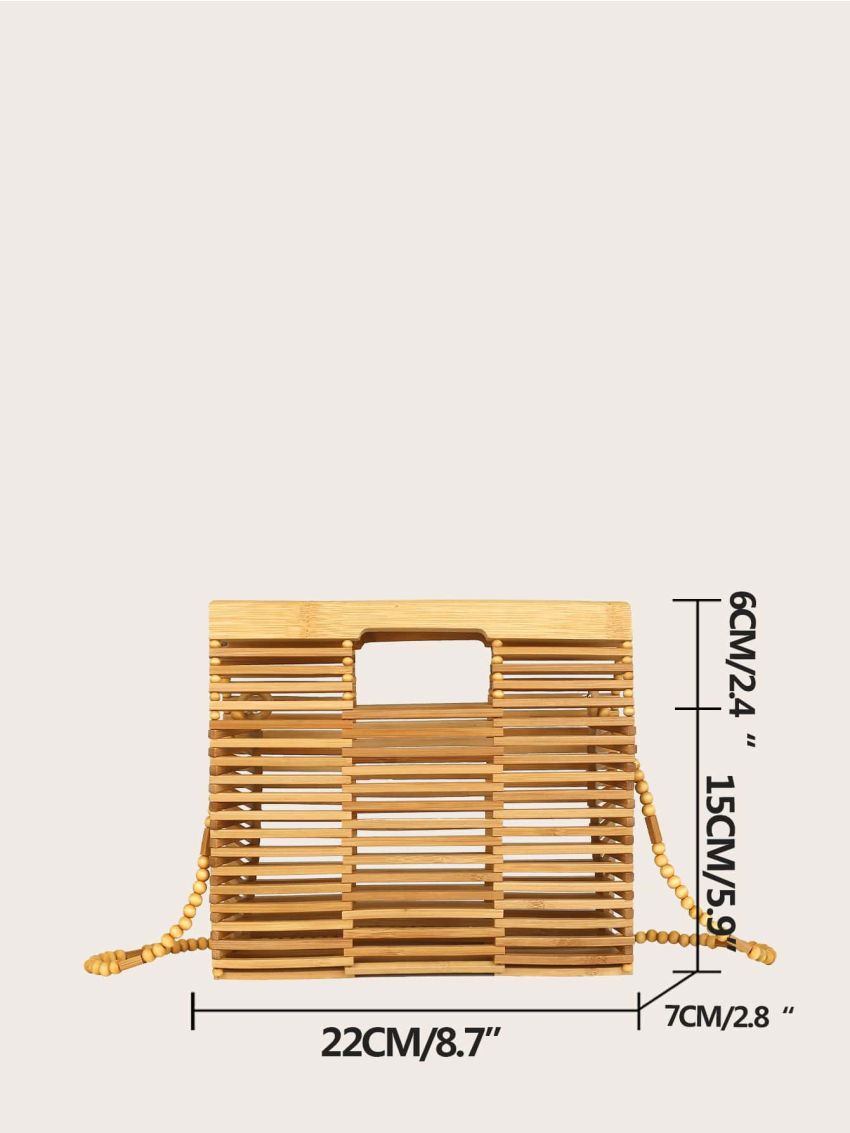 Hollow Out Design Chain Square Bag