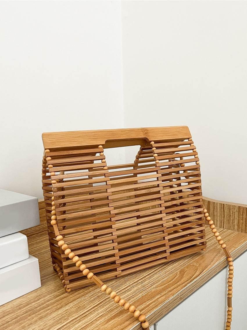 Hollow Out Design Chain Square Bag