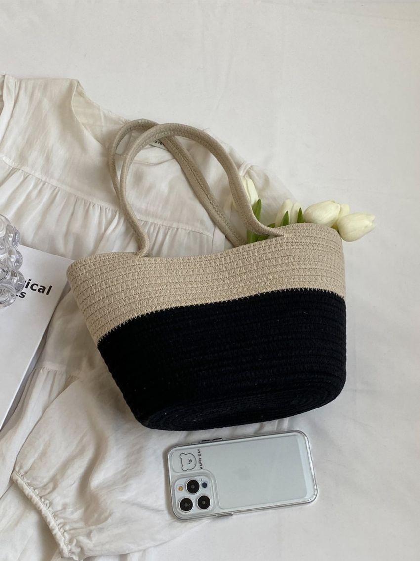 Two Tone Crochet Bag