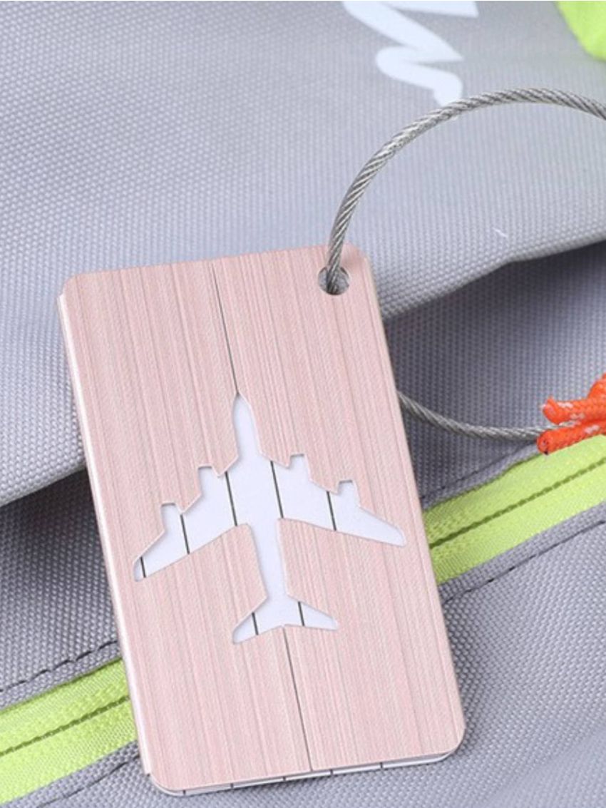 Aluminium Alloy Luggage Tags Baggage Name Tags Suitcase Address Label Holder Travel Accessories