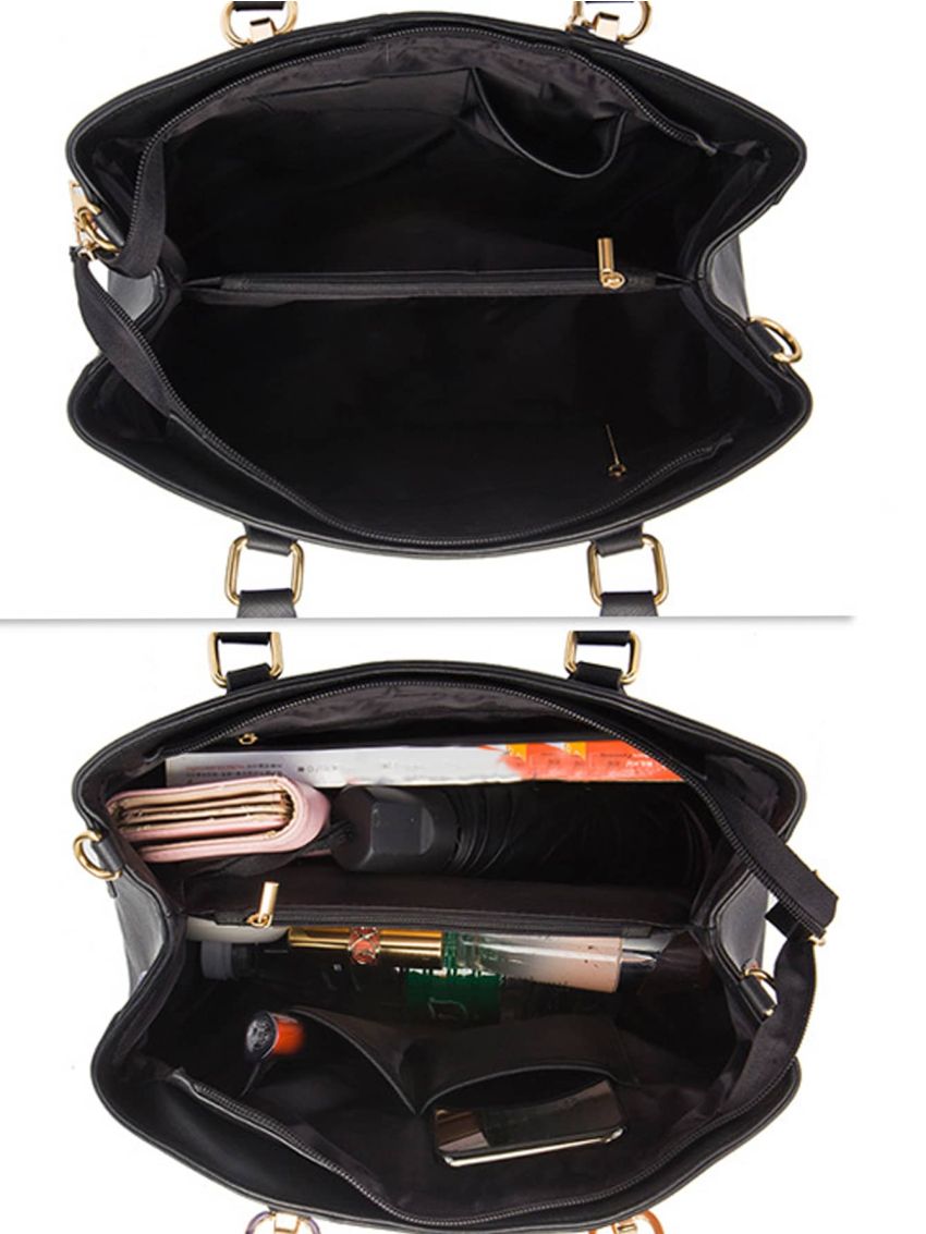 4pcs Bag Set Tote Bag Crossbody Bag Purse Wallet for Work