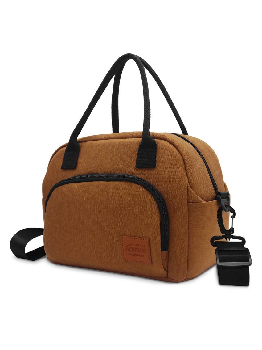 Lunch Bag Fashion Canvas Portable Cooler Thermal Insulated Food Bag Picnic Lunch Box Bag