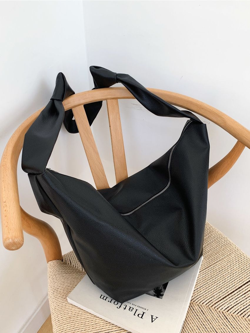 Minimalist Knot Design Crossbody Bag