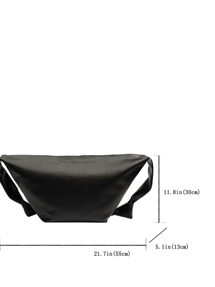 Minimalist Knot Design Crossbody Bag