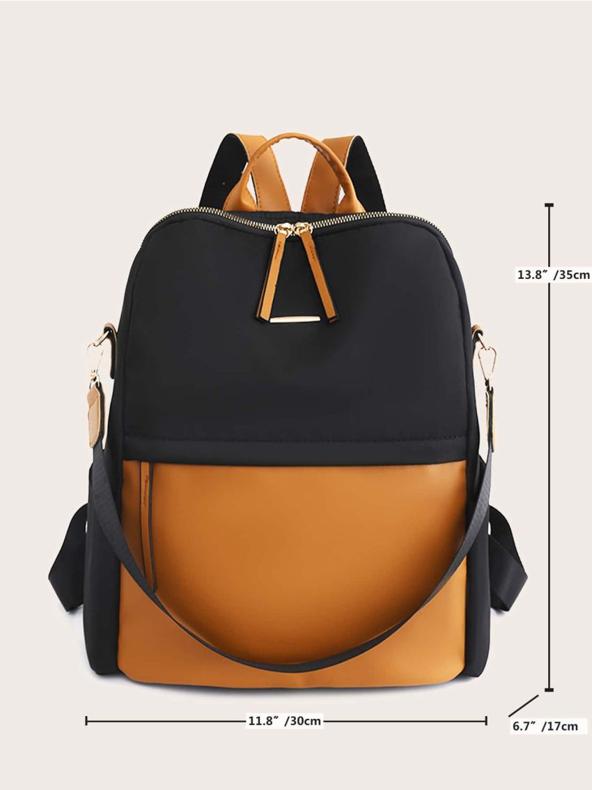 Two Tone Functional Backpack