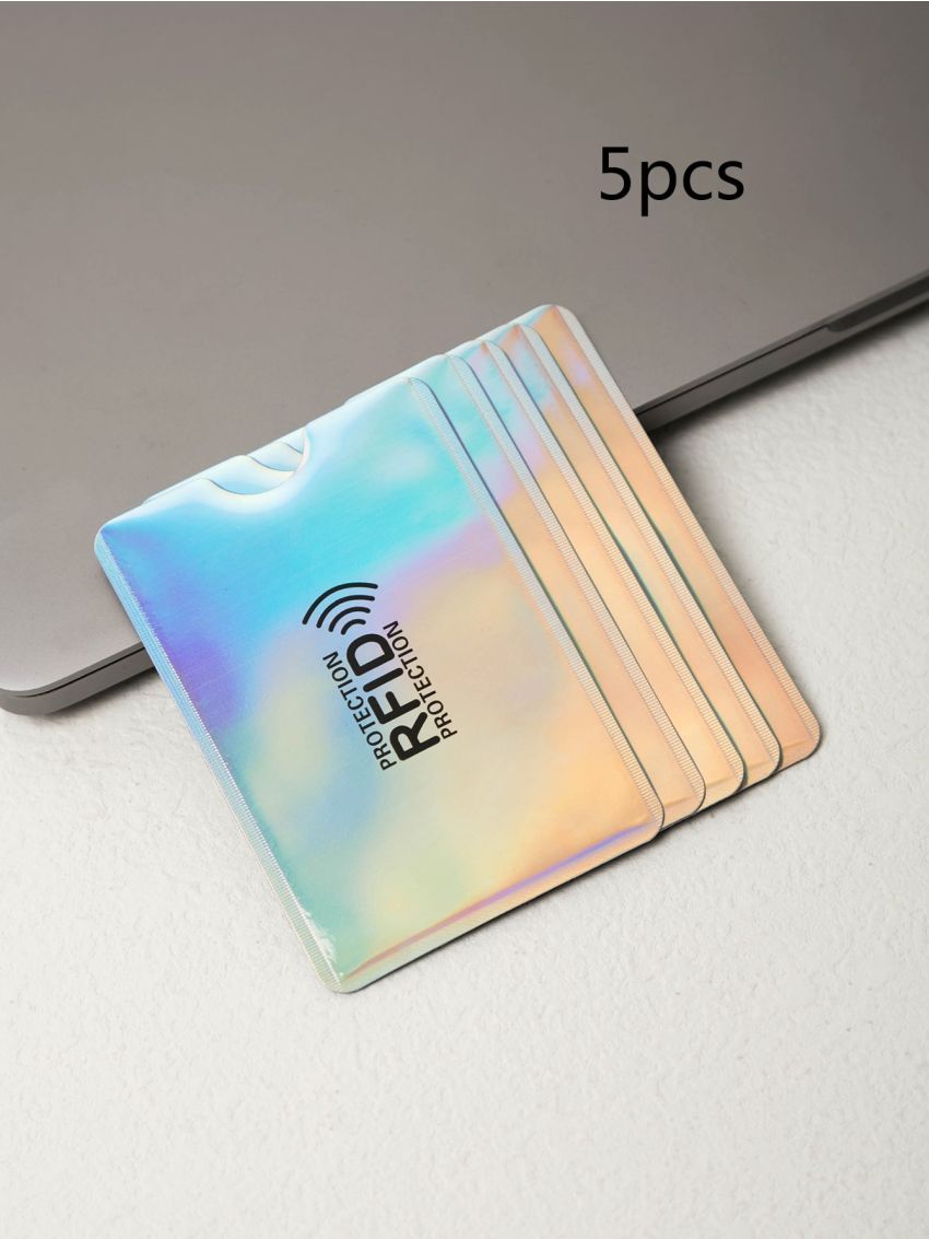 5pcs Aluminium Anti Rfid Card Holder NFC Blocking Reader Lock Id Bank Card Holder Case Protection