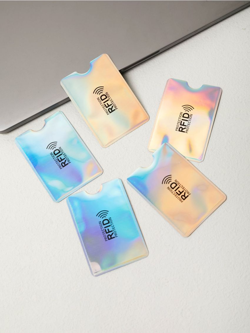 5pcs Aluminium Anti Rfid Card Holder NFC Blocking Reader Lock Id Bank Card Holder Case Protection