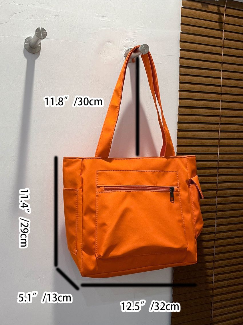 Small Shopper Bag Double Handle For Daily Outing