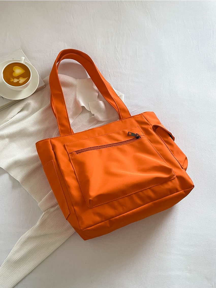 Small Shopper Bag Double Handle For Daily Outing