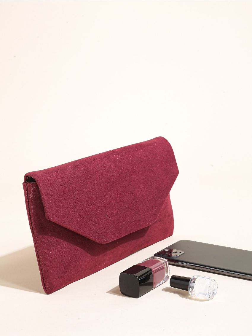 White Envelope Bag Minimalist Evening Bag For Party, Perfect Bride Purse For Wedding, Prom & Party Events