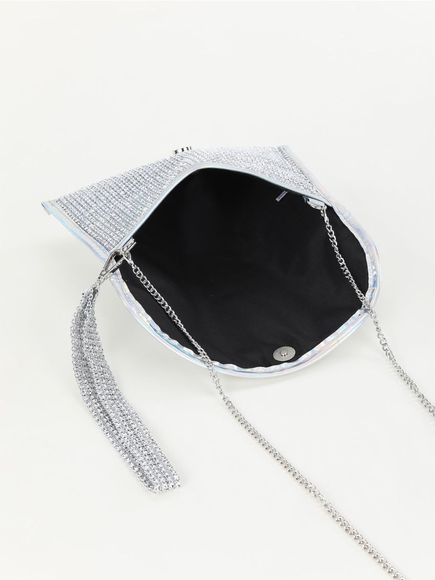 Small Envelope Bag Rhinestone Decor