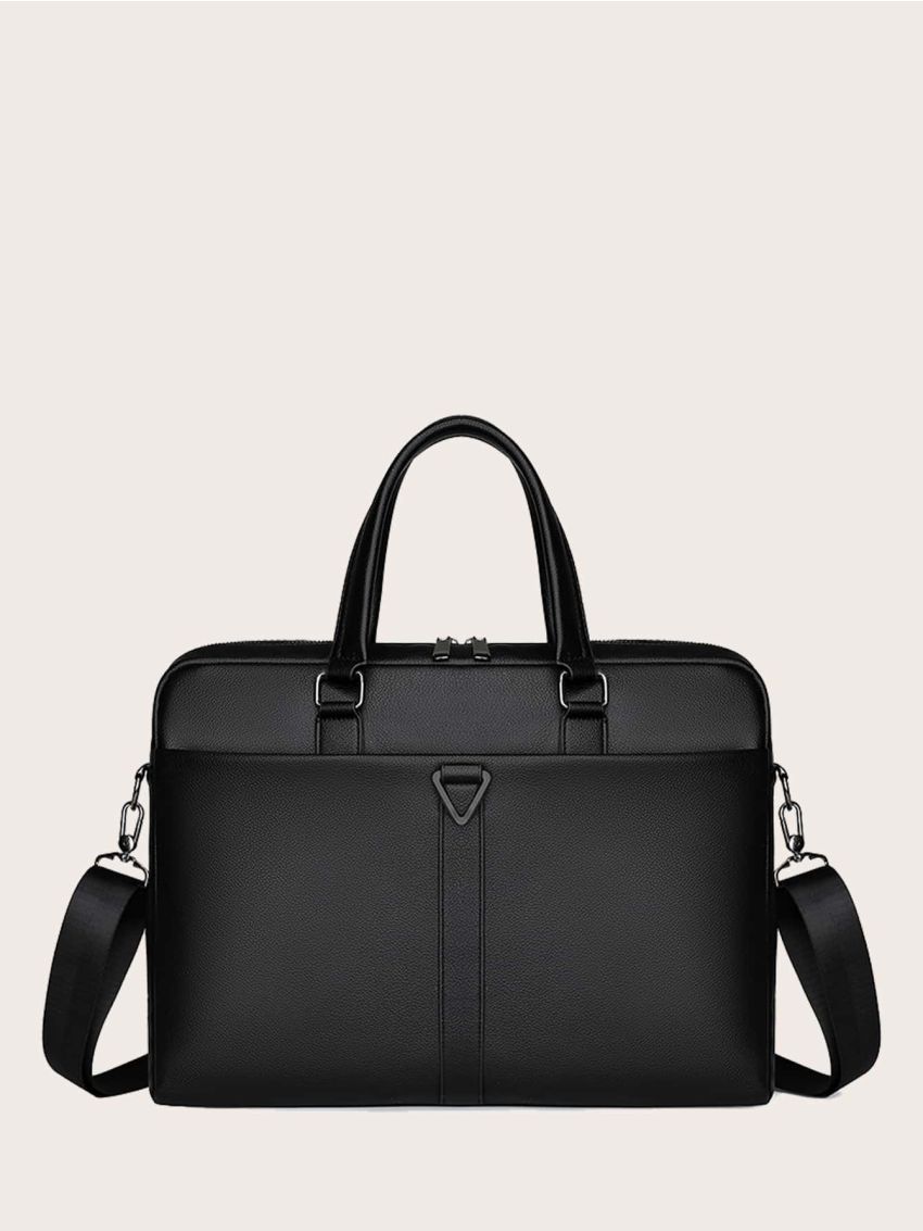 Oversized Classic Briefcase Minimalist