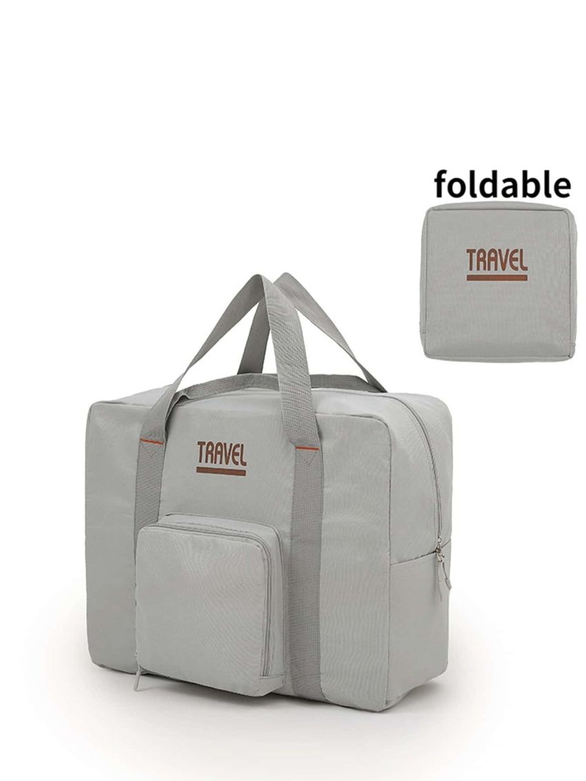 Foldable Travel Bag Unisex Waterproof Oxford Fabric Luggage Storage Suitcase Match Large Capacity