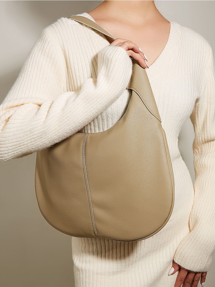 Minimalist Hobo Bag Large Capacity For Work Office