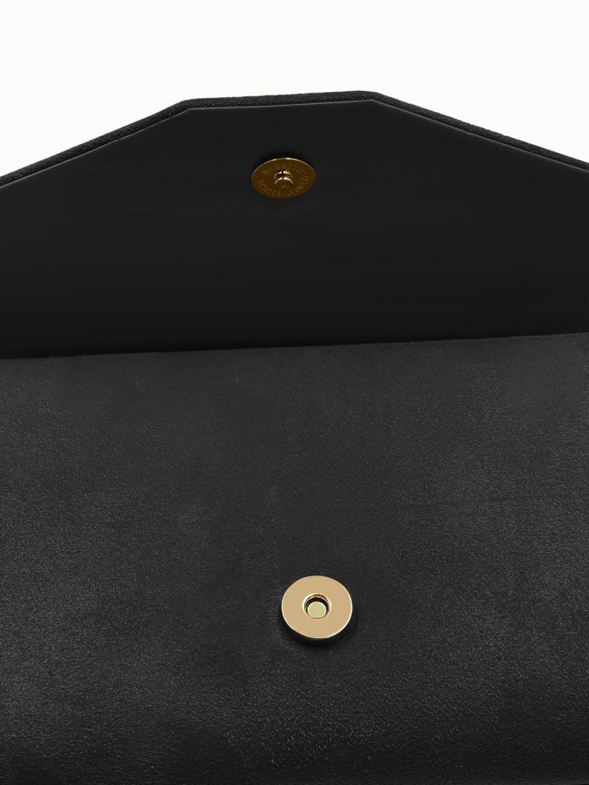 Minimalist Envelope Bag Velvet Red For Party Prom